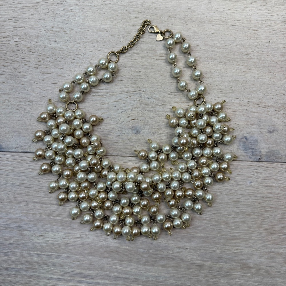 Stella & Dot Stacked Pearl Necklace